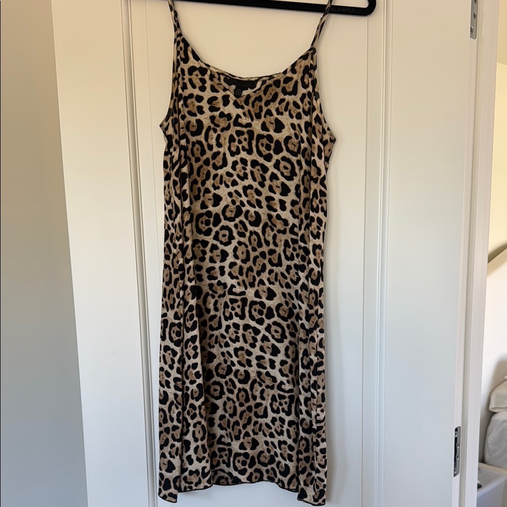 ATM Anthony Thomas Melillo Animal Print Midi Dress